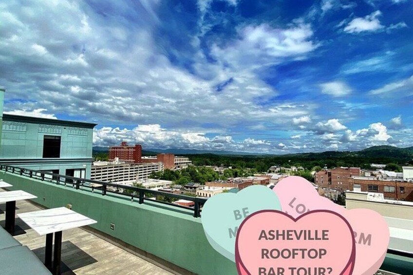 Asheville Rooftop Sunset Tour with Cocktails and Mountain Views 3