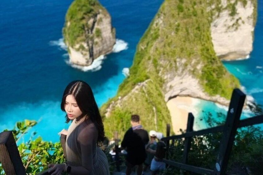 A coastal landscape with cliffs and a beach. 3