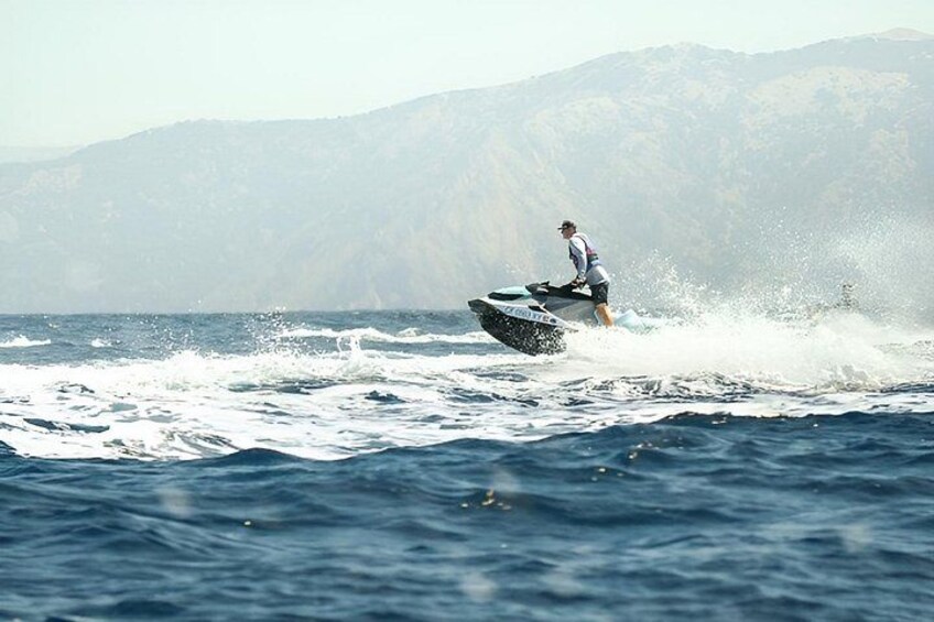 Guided Dolphin Jet Ski Adventure | Long Beach to Catalina Island 4