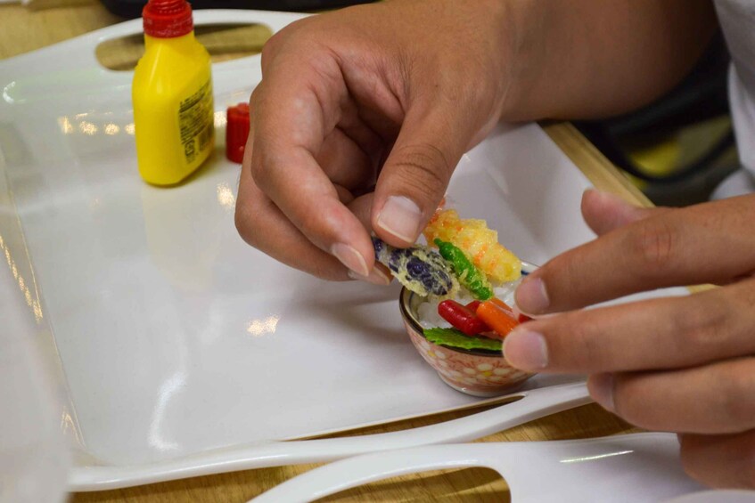 Tokyo: Realistic Fake Food Rice Bowl Crafting in Asakusa 1