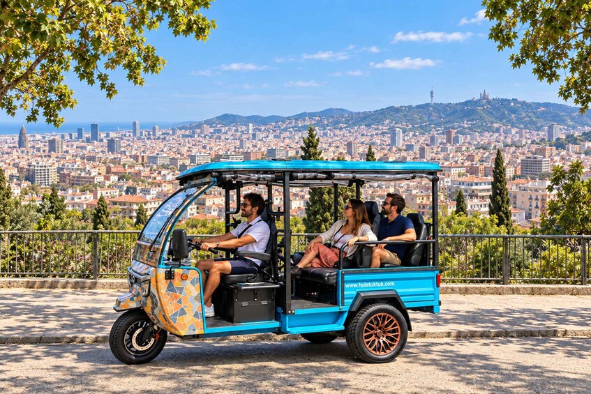 Picture 5 for Activity Barcelona: Private Electric Tuk Tuk Sightseeing Tour with Local Driver-Guide 2