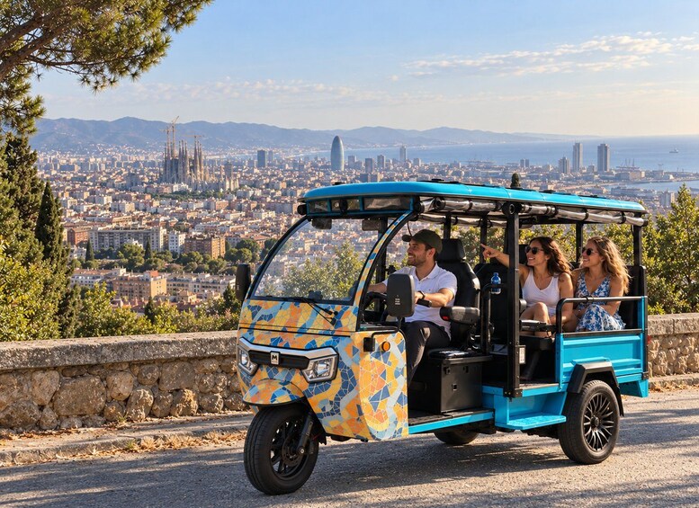 Picture 16 for Activity Barcelona: Private Electric Tuk Tuk Sightseeing Tour with Local Driver-Guide 2