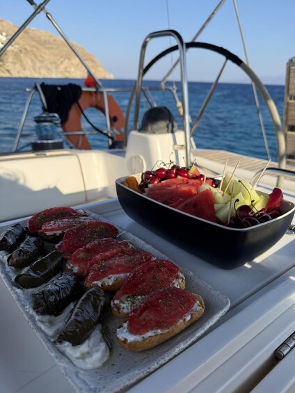 Picture 4 for Activity Mykonos: South Coast Yacht Cruise with Snacks & Drinks 2