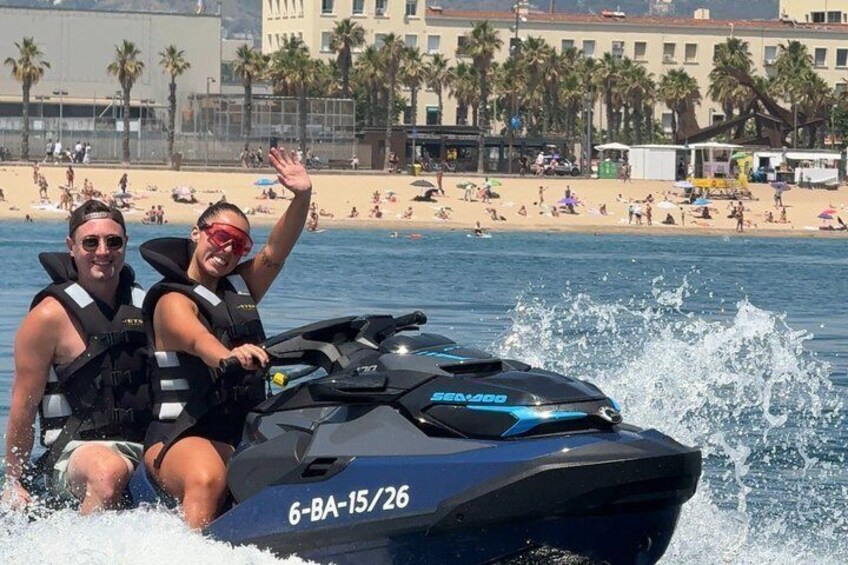 Barcelona Jetski 90 min Premium Experience w/ Photos and Drinks 2