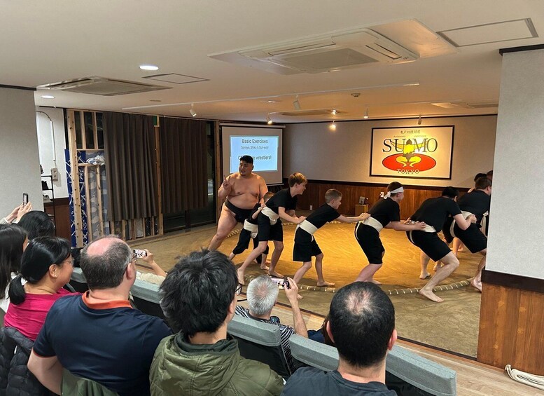 Picture 5 for Activity Tokyo: Authentic Sumo Experience with Hot pot, Photo & Gift 3