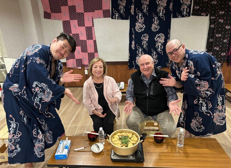 Picture 1 for Activity Tokyo: Authentic Sumo Experience with Hot pot, Photo & Gift 5