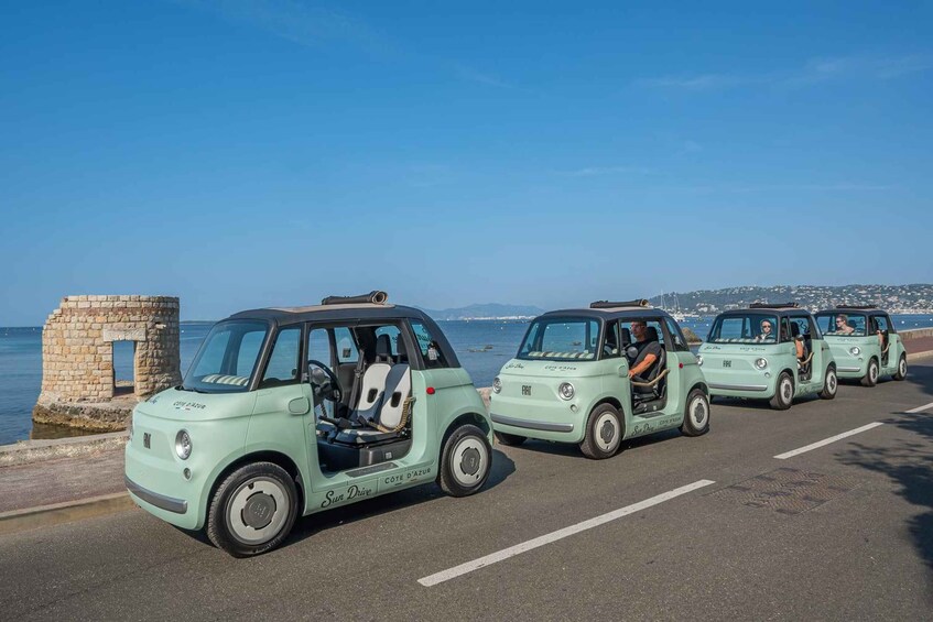Antibes: Tour in a 100% electric Fiat Topolino 1
