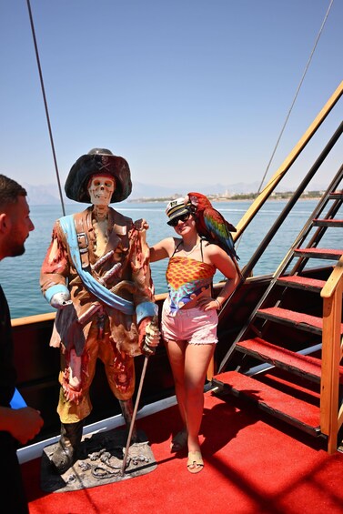 Picture 8 for Activity Antalya: Duden Party Boat w/Cave & Under Waterfall by Zodiac 3
