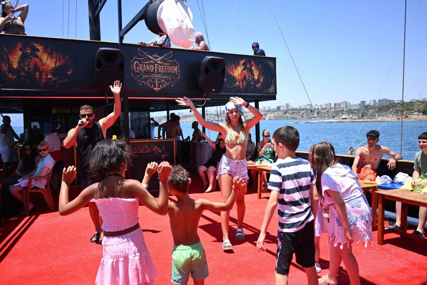 Picture 5 for Activity Antalya: Duden Party Boat w/Cave & Under Waterfall by Zodiac 4