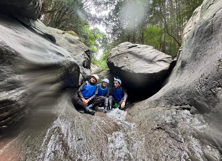 Picture 3 for Activity Shizuoka: Mt Fuji Secret Canyon | River Trek & Gorge Walking 5