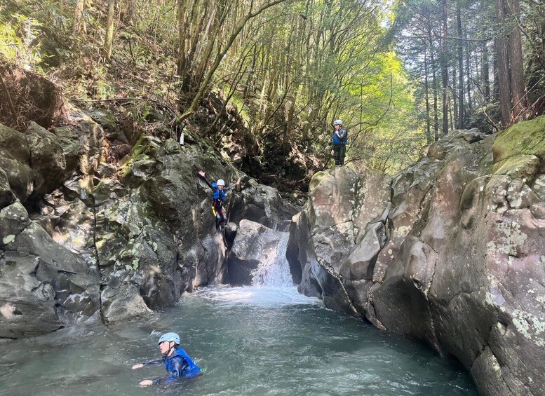 Picture 5 for Activity Shizuoka: Mt Fuji Secret Canyon | River Trek & Gorge Walking 4