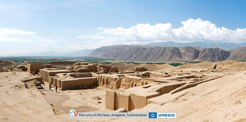 The ruins of Old Nisa, Ashgabat, Turkmenistan. 3