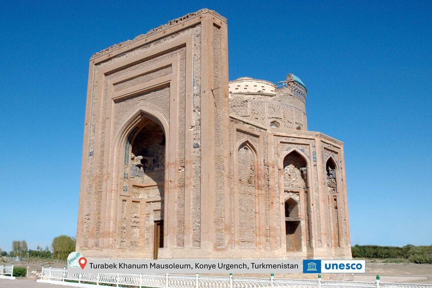 The Turabek Khanum Mausoleum in Konye Urgench, Turkmenistan. 5