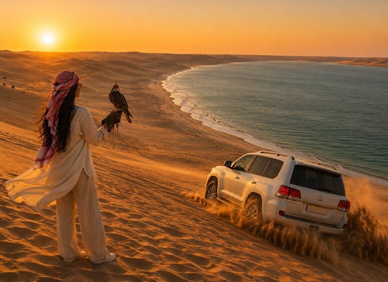 Golden Dunes Experience: Guided Sealine & Inland Sea Journey 1