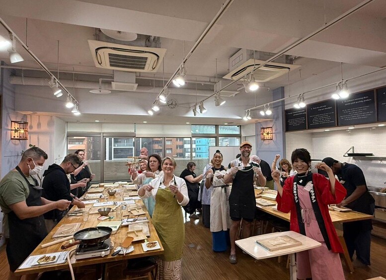 Picture 22 for Activity Nagoya: Handmade Udon & Crispy Gyoza Friendly Cooking Class 3