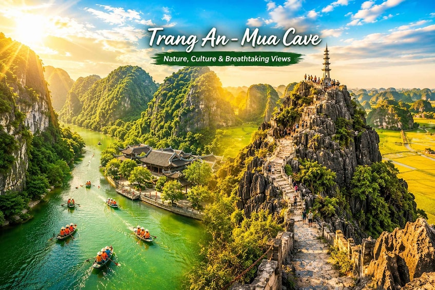 Ninh Binh: Bich Dong, Bai Dinh, Hoa Lu, Trang An, Mua Cave 1