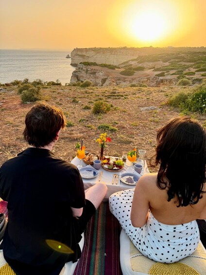 Private Sunset in Carvoeiro: Nature, Assorted Cold Cuts, and Wine 1