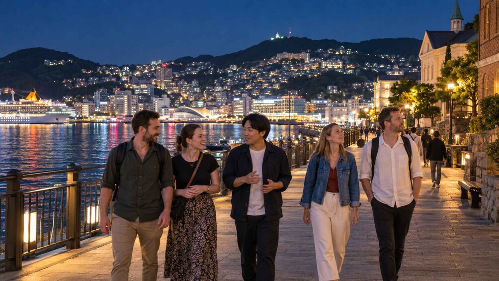 Nagasaki: Private Night Walk Through Historic Hills & Harbor 1