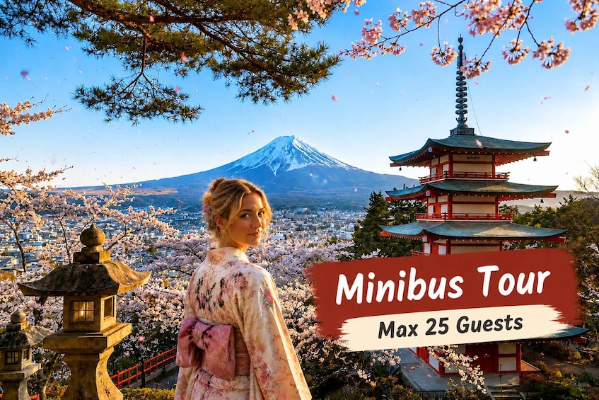 Tokyo: Mt. Fuji Kawaguchi Highlights 25-Person Minibus Tour 1