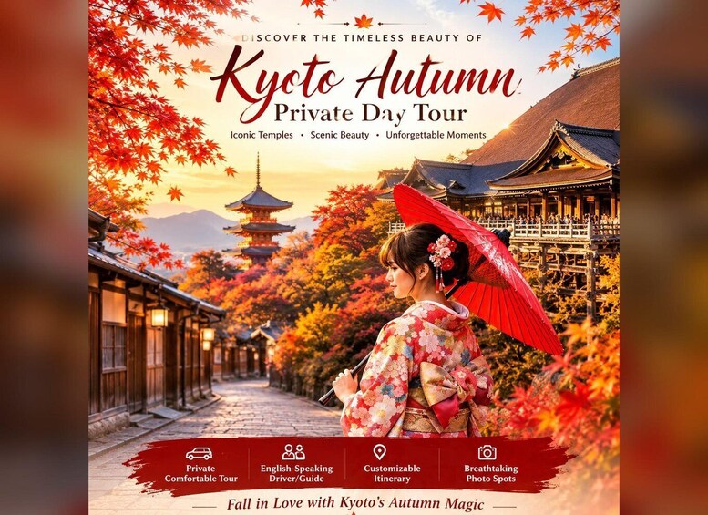 Kyoto: Private Full-Day Highlights Tour Guide & Vehicle 1