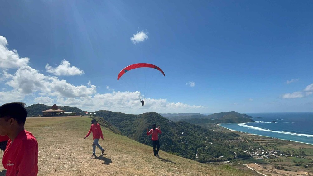 Picture 7 for Activity Lombok: Tandem Paragliding, Tanjung Aan Beach, & Sunset 5