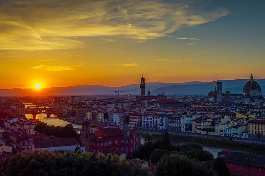 Private Florence Sunset Tour by Eco-Friendly Golf Cart 2