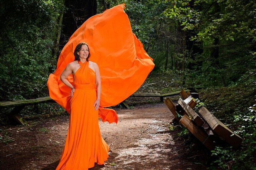 Flying Dress Photoshoot Experience in Napa or Sonoma 4