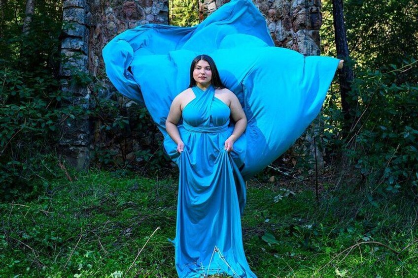 Flying Dress Photoshoot Experience in Napa or Sonoma 5