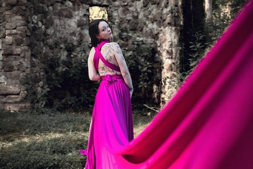 Flying Dress Photoshoot Experience in Napa or Sonoma 2