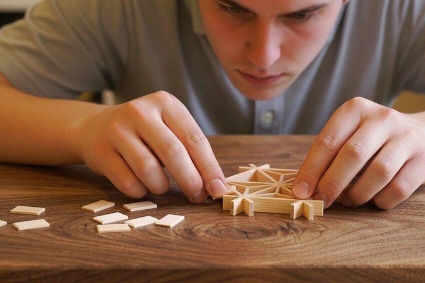Kumiko Craft Workshop – Make Your Own Traditional Wooden Coaster 1