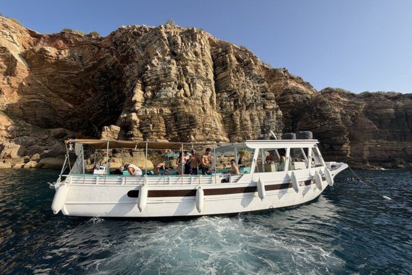 Ibiza Boat Tour with Snorkeling Drinks and Paddle Surfing 1