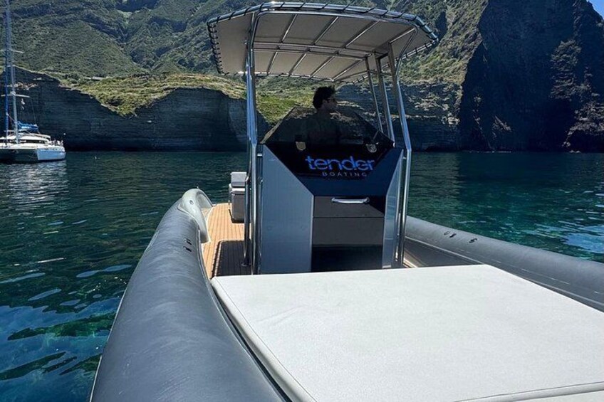 Boat Rentals and Private Tours to the Aeolian Islands with Tender 5