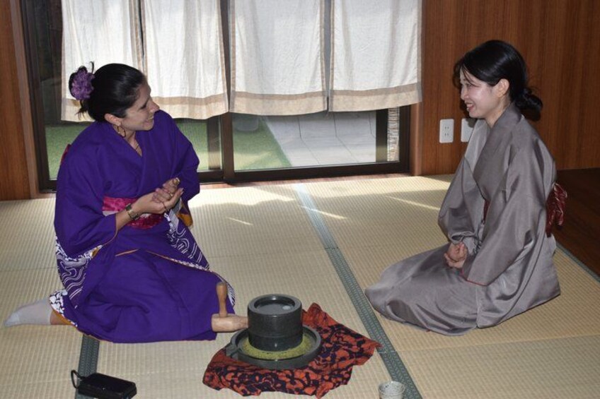 Kyoto:100% Private Tea Ceremony,Calligraphy and Kimono 1