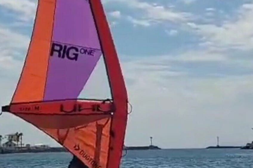 Wind-SUPing Beginner Windsurfing 4