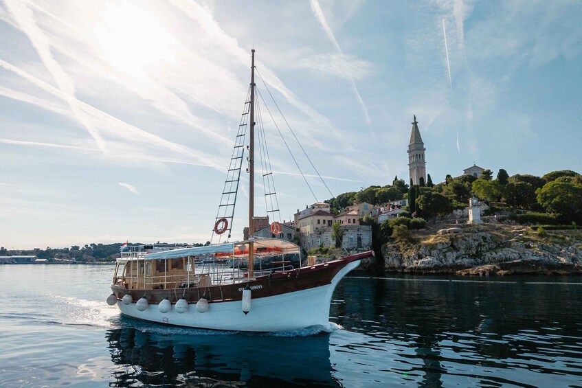 Rovinj: Red Island & Lim Fjord boat tour with BBQ & Swimming 1