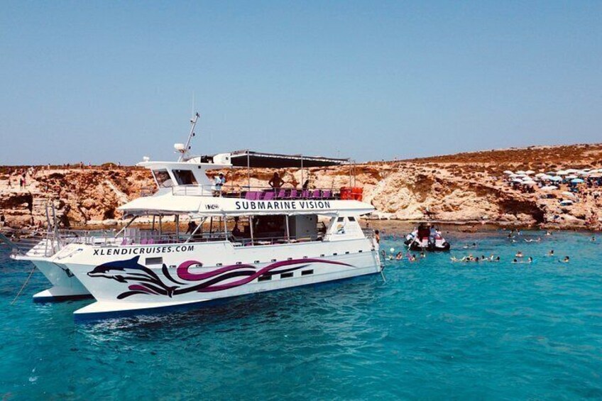 Malta Catamaran half-day cruise to Comino, Gozo and Seacaves 3