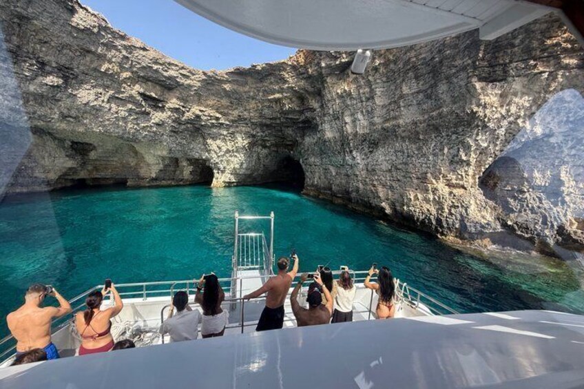 Malta Catamaran half-day cruise to Comino, Gozo and Seacaves 4