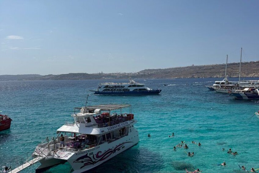 Malta Catamaran half-day cruise to Comino, Gozo and Seacaves 1