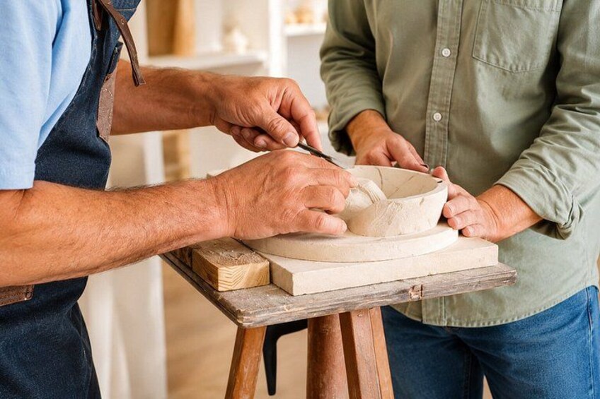 Creative workshop of Lecce stone 2