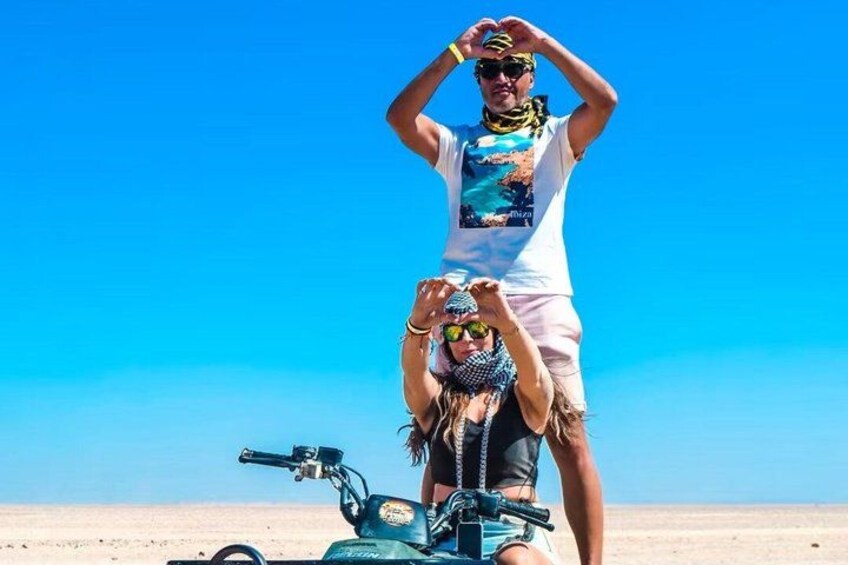 Hurghada VIP ATV Quad safari Desert trip&Camel&morning&afternoon 3