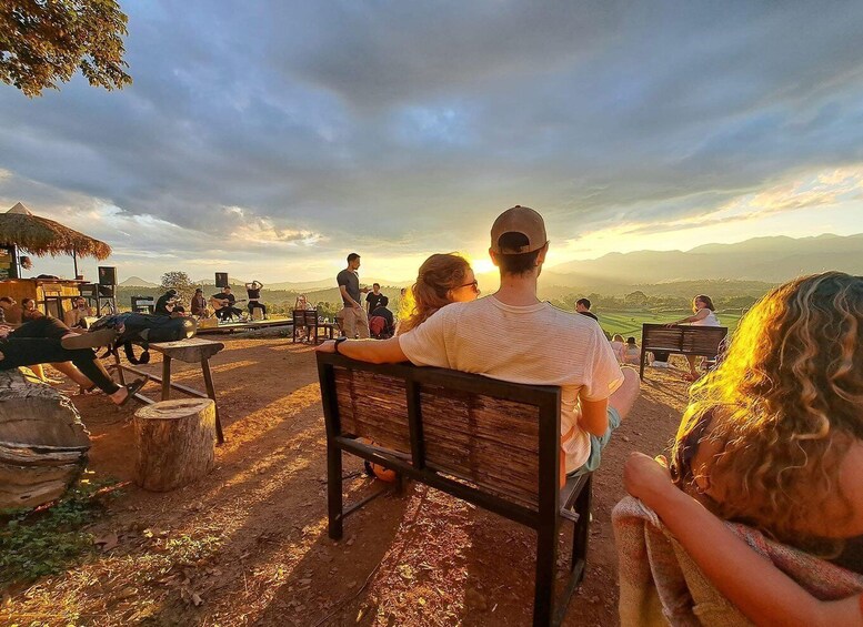 Picture 1 for Activity Two Huts : offer sunset views over tranquil fields. 1