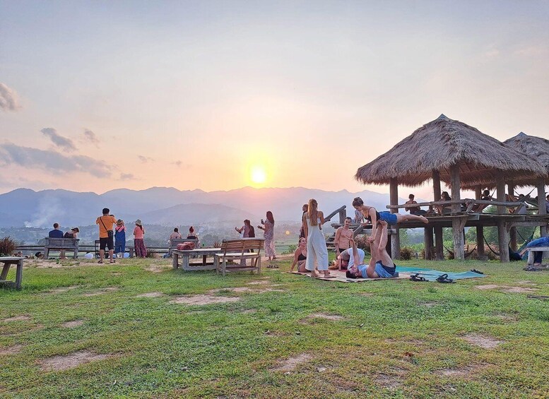 Picture 6 for Activity Two Huts : offer sunset views over tranquil fields. 4