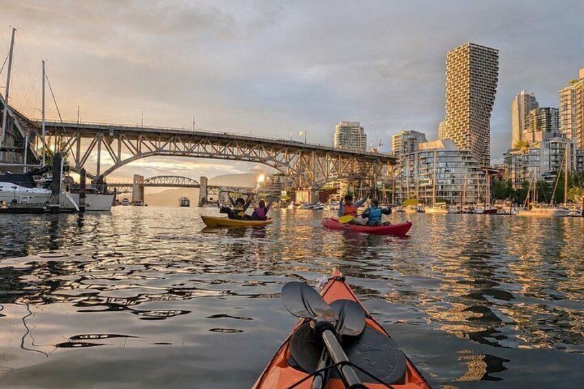 Guided Daytime Kayak Tour of False Creek 1