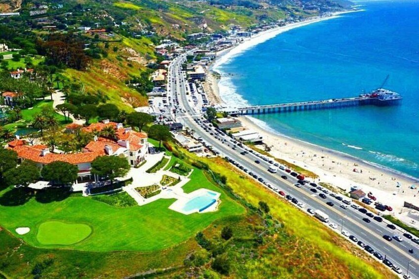 Malibu Mountain Top Helicopter Elopement with Wedding Ceremony 5
