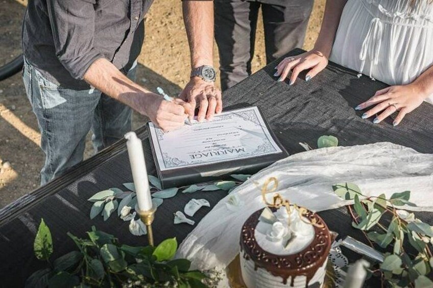 Malibu Mountain Top Helicopter Elopement with Wedding Ceremony 4