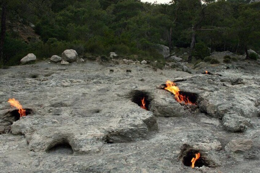 Olympos Chimera Fire Mountain Tour From Kemer 5