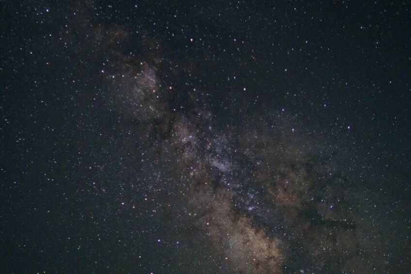 A starry night sky with the Milky Way galaxy. 3