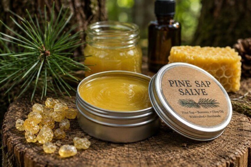 Guided Forest Walk and Pine Resin Salve Making in Salzburg 2