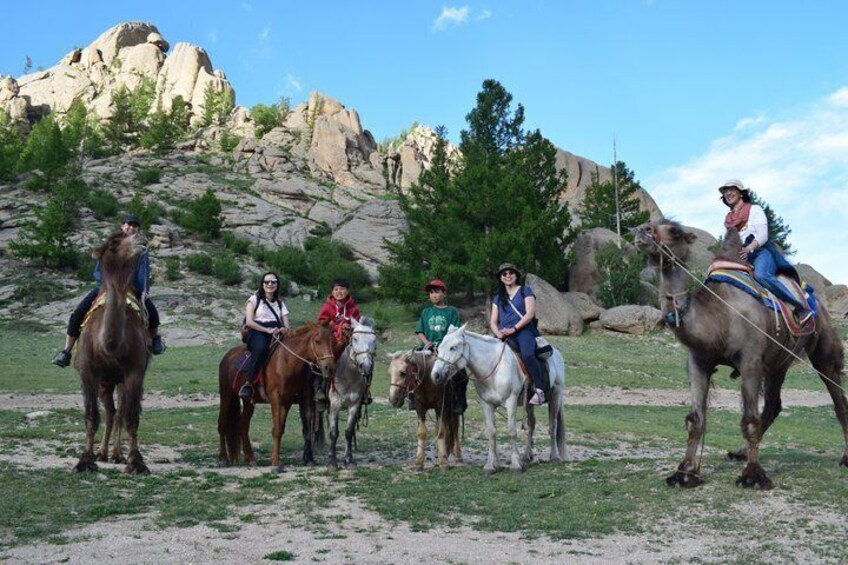 A day tour Genghis Khan complex Terelj NP Camel ride Eagle NF 2