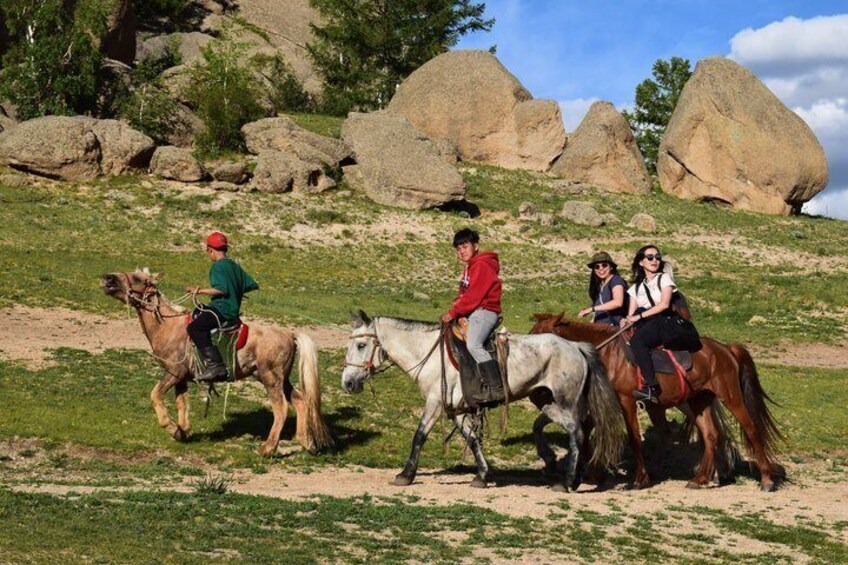 A day tour Genghis Khan complex Terelj NP Camel ride Eagle NF 4